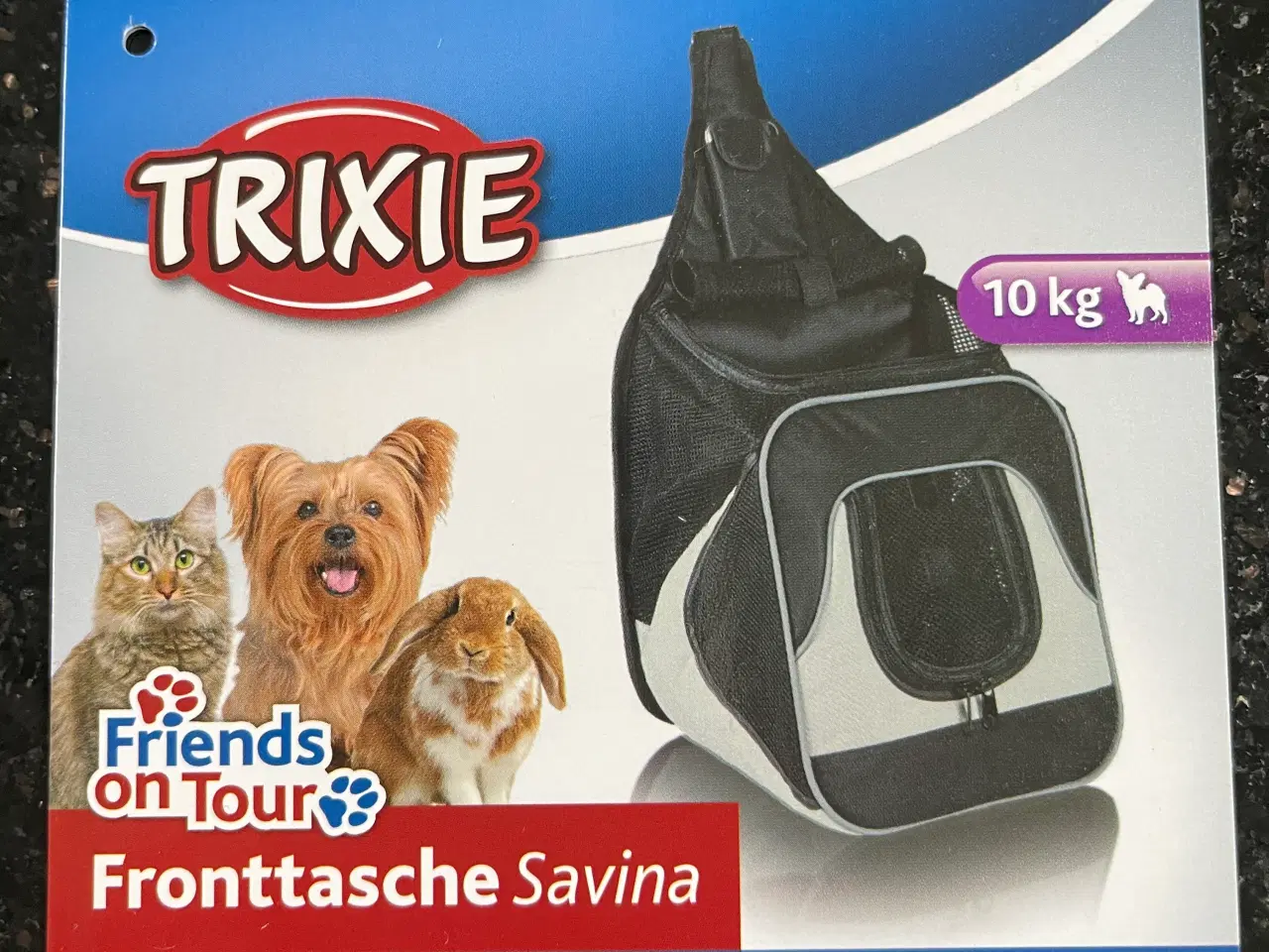 Billede 1 - Trixie Savina fronttaske til hund / kat 10kg