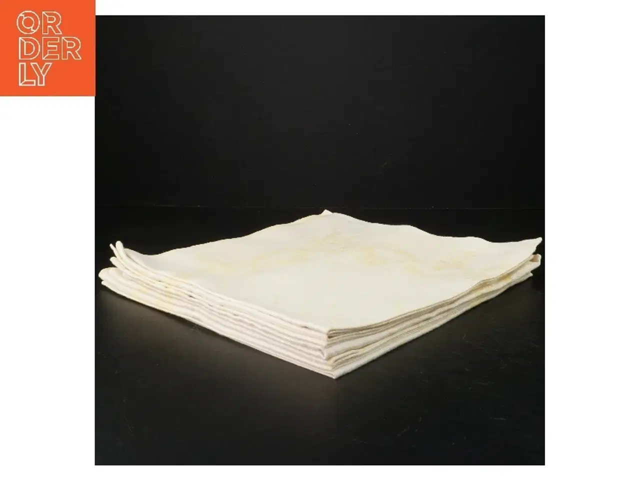 Billede 2 - Dug samt servietter vintage (str. 55 x 55 cm)