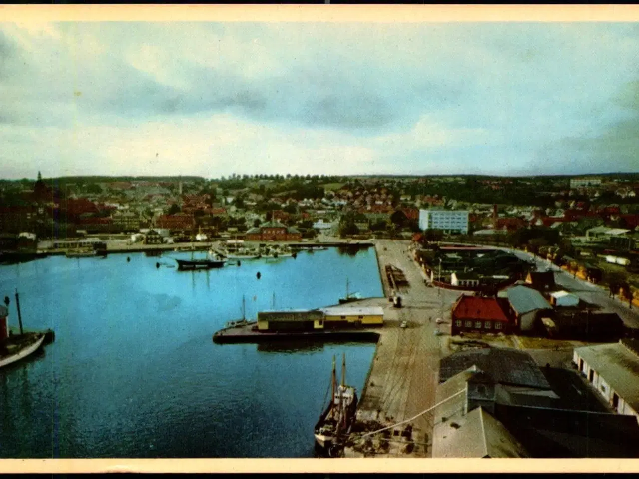 Billede 1 - Svendborg - Udsigt over Havnen - K.Witt-Møller 6700460 - Brugt