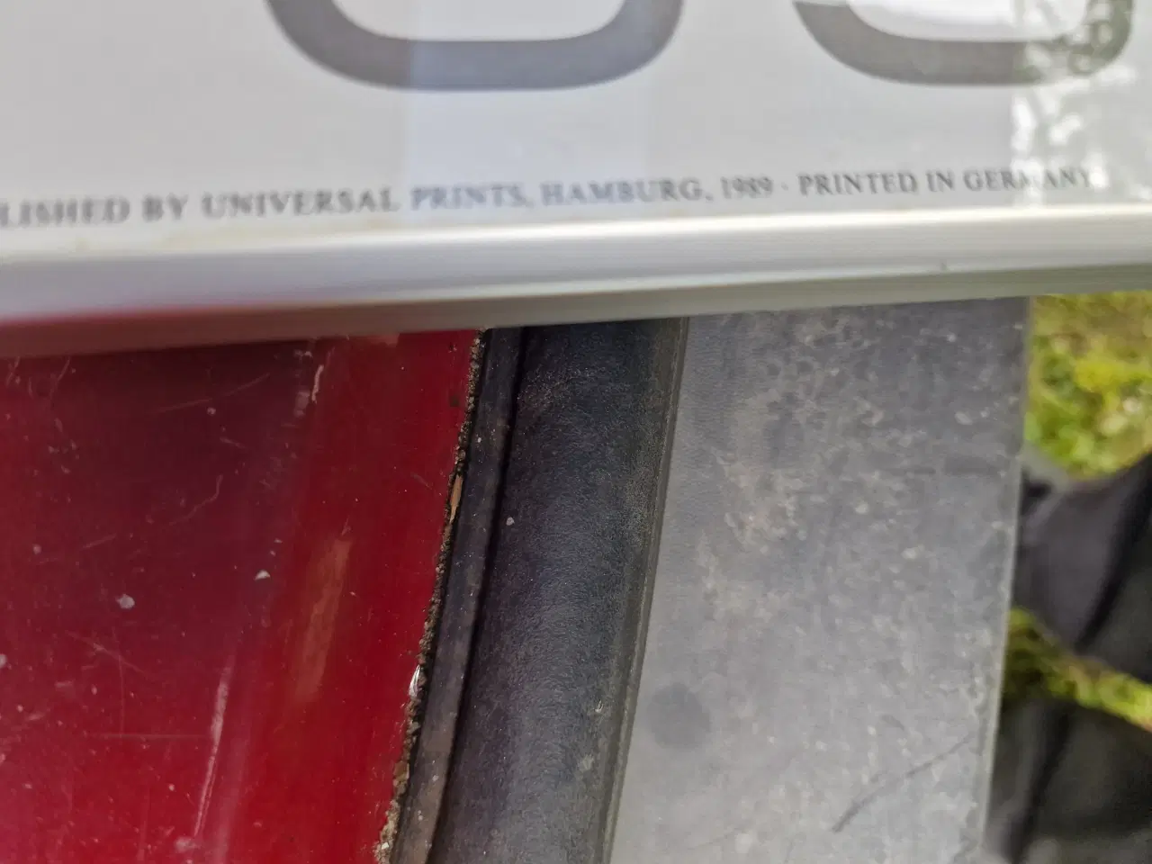 Billede 7 - ASGER JORN print i metalskifteramme med glasfront 