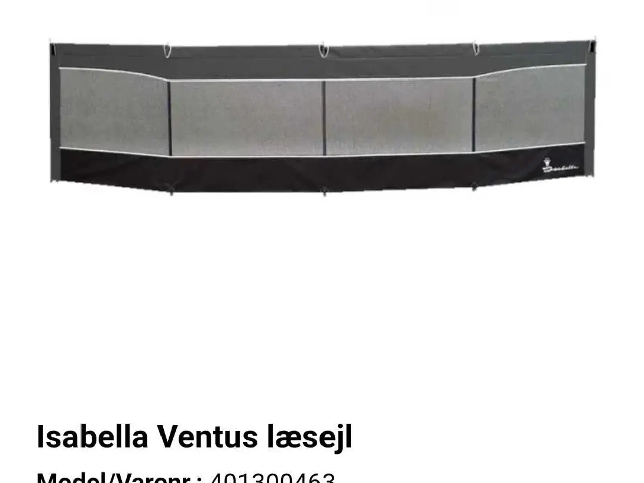 Billede 1 - Isabella 4 sidet læsejl Ventus