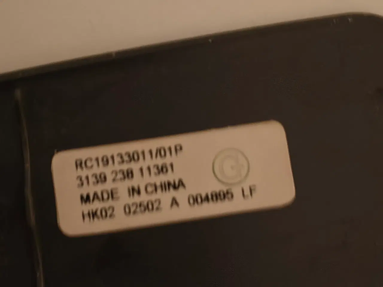 Billede 5 - Philips Fjernbetjening Model: RC19133011/01P