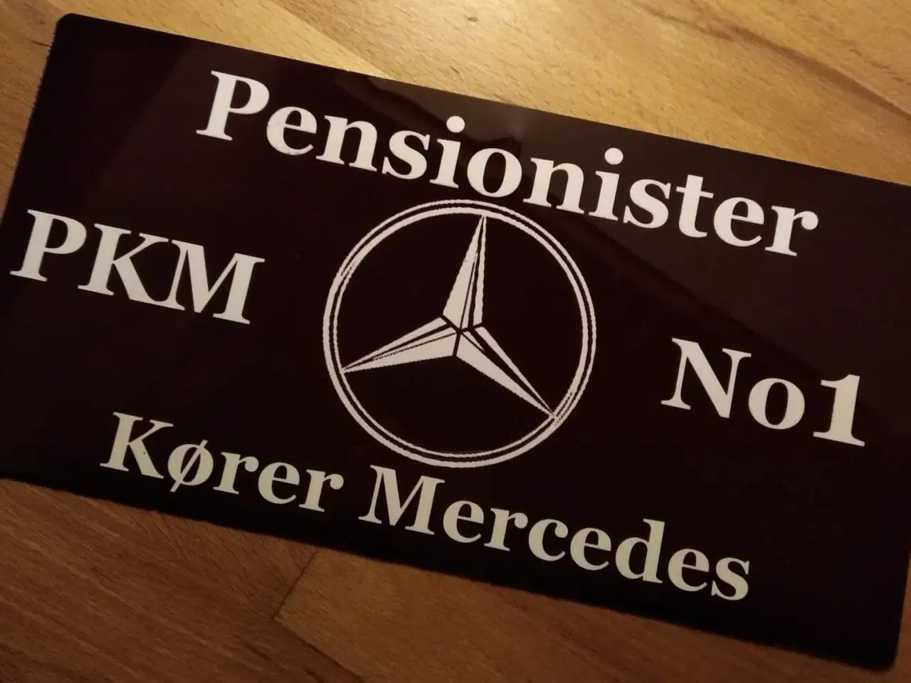Billede 1 - Mercedes metalskilt