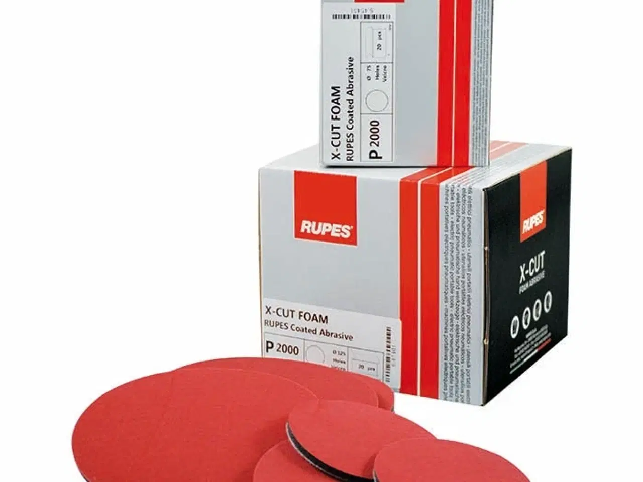 Billede 1 - Rupes X-cut skum sliberondel, Ø:75 mm. P3000, 20 stk.