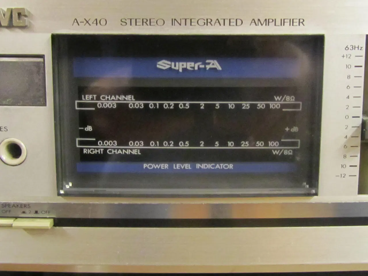 Billede 2 - TOSHIBA  A-X40 50W RMS og EQUALIZER