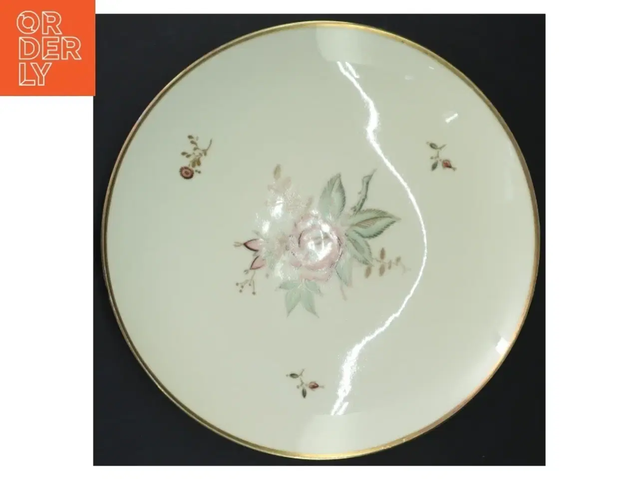 Billede 1 - Porcelænsskål med blomstermotiv fra B&G (str. 24,5 cm)