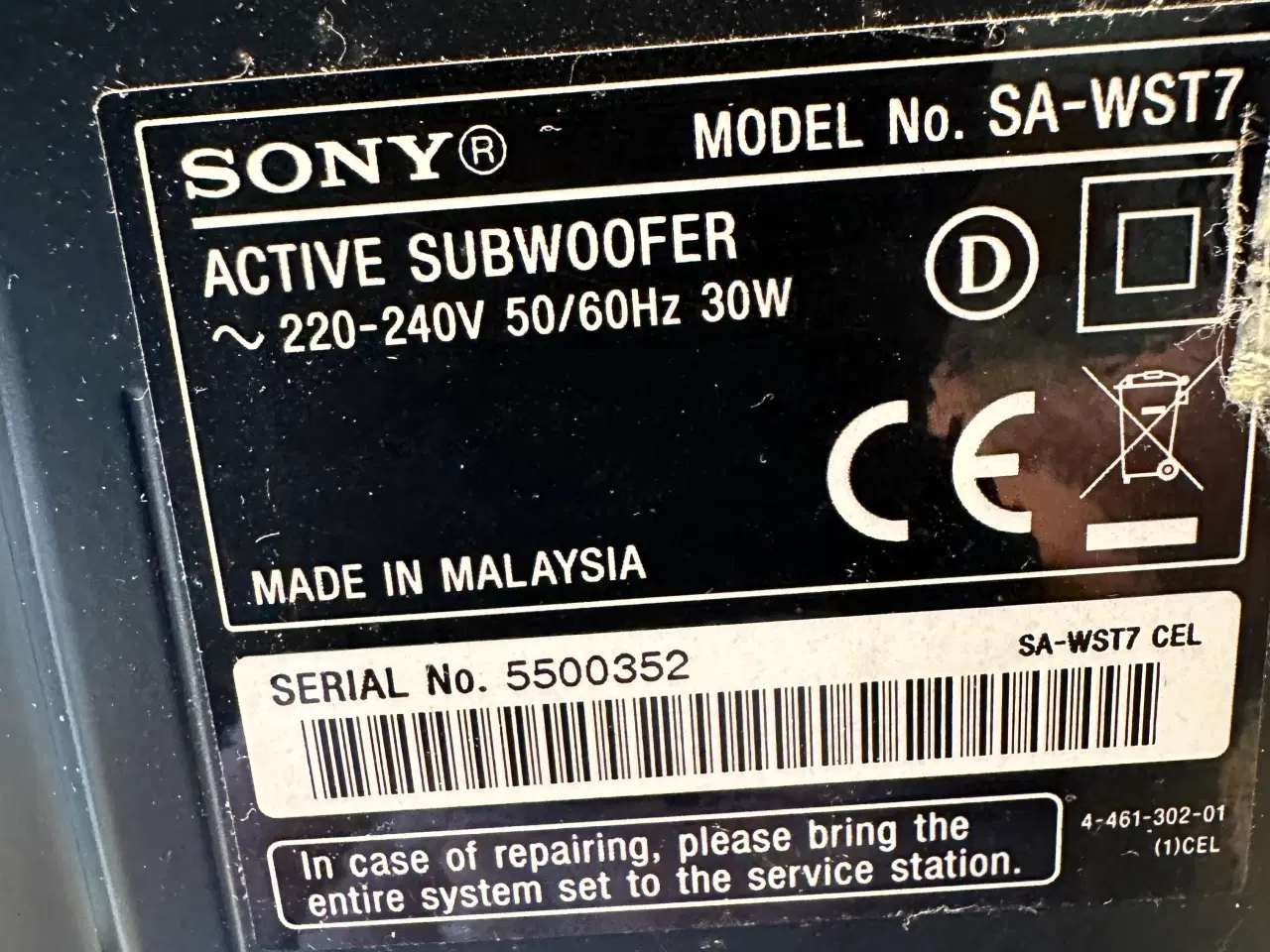 Billede 5 - Sony soundbar med subwoofer