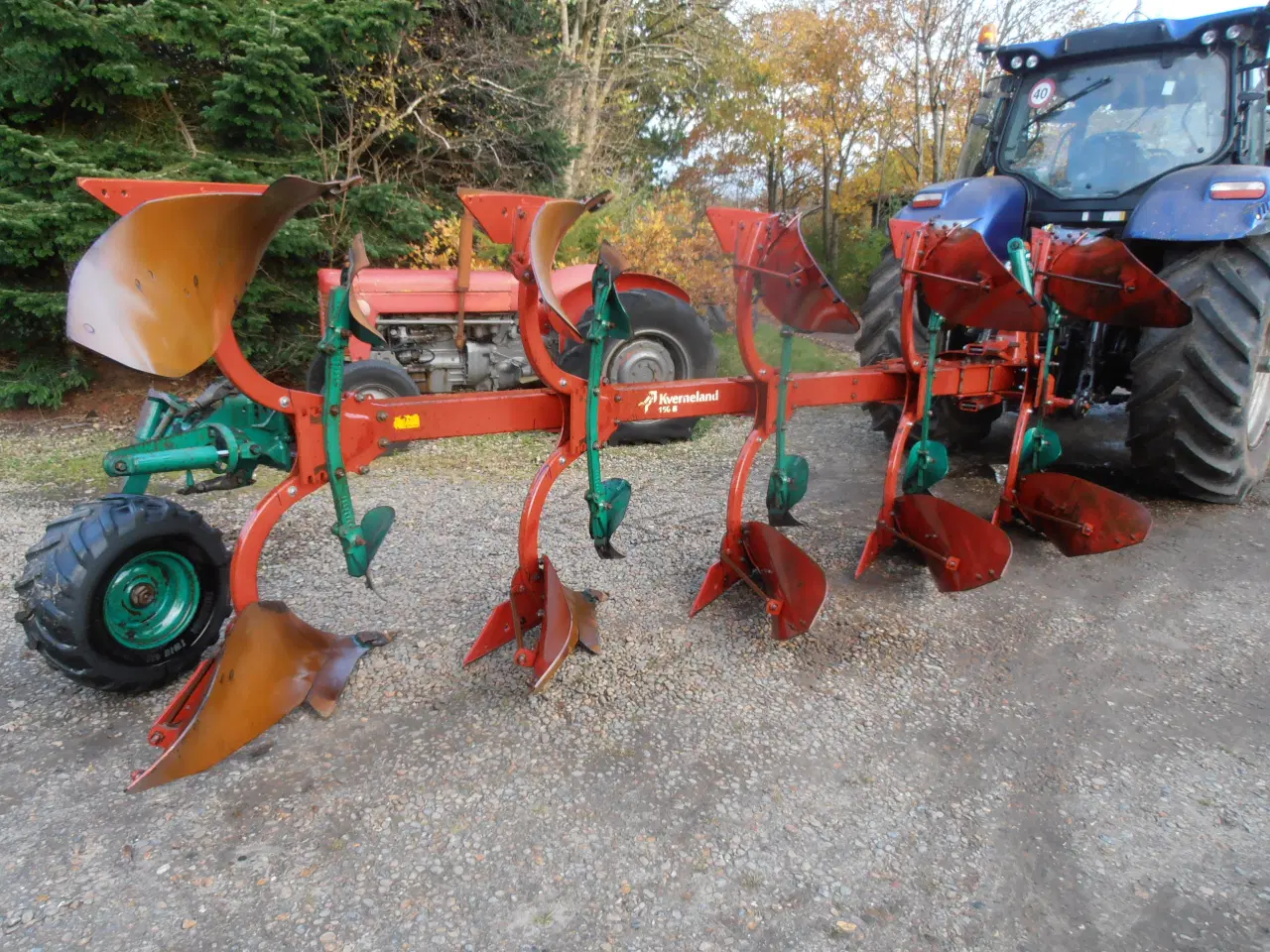 Billede 7 - Kverneland vendeplov 5 furet . 