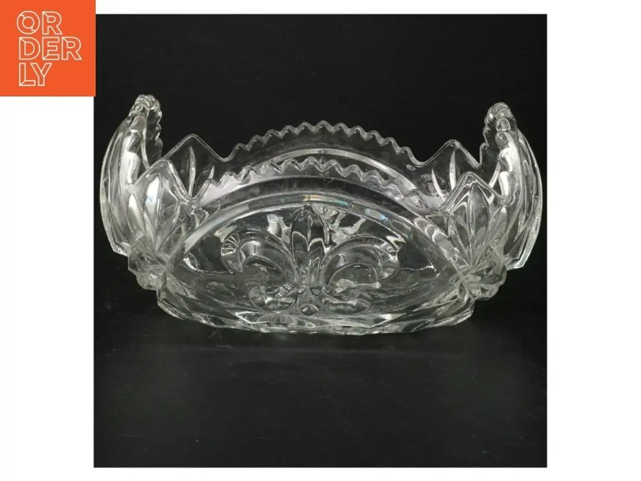 Billede 1 - Krystal fad (str. 24 cm)