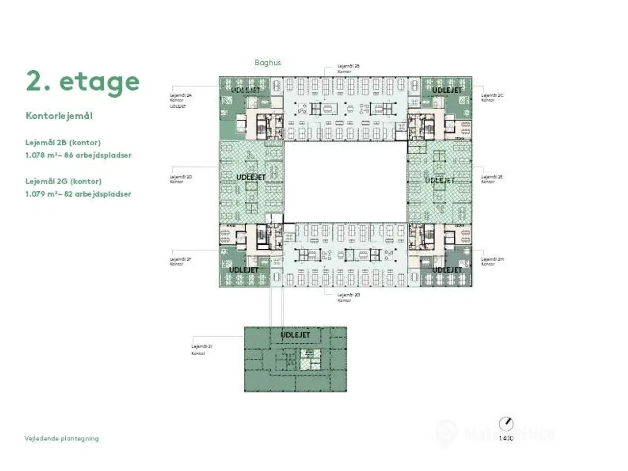 Billede 14 - Kontor i internationalt sciencedistrikt på Nørrebro tæt på metro