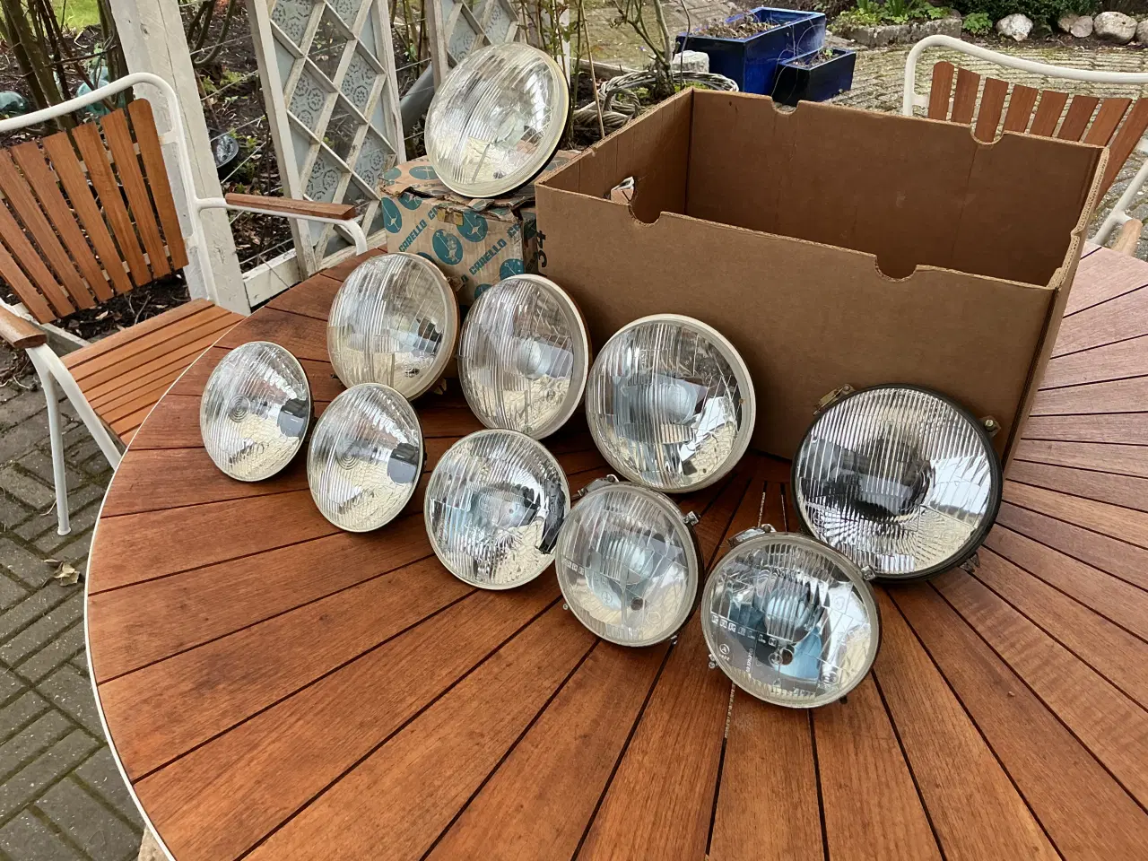 Billede 2 - Forlygter retro / gamle / ubrugte