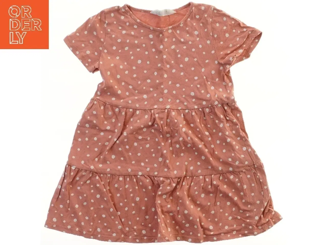 Billede 1 - Pige kjole med prikker fra H&M (str. 122)