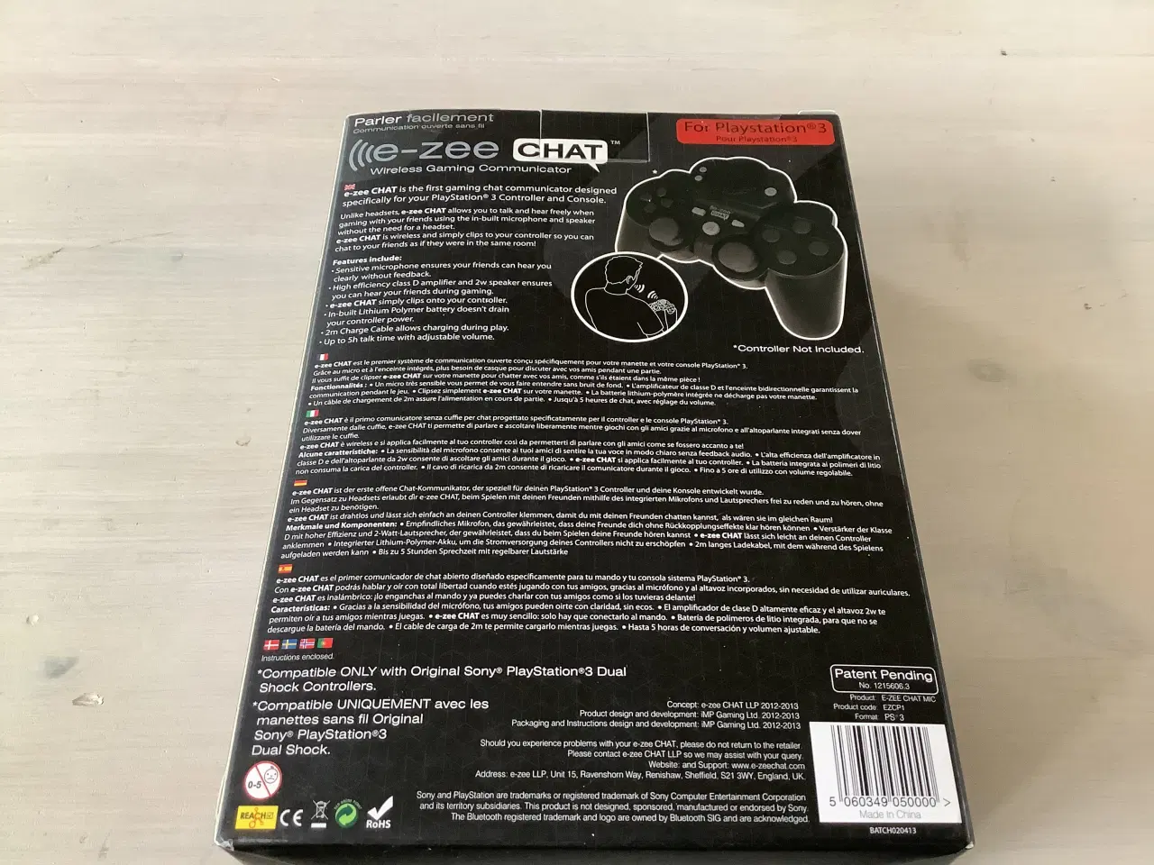 Billede 2 - E-zee chat trådløs gaming controller til ps3