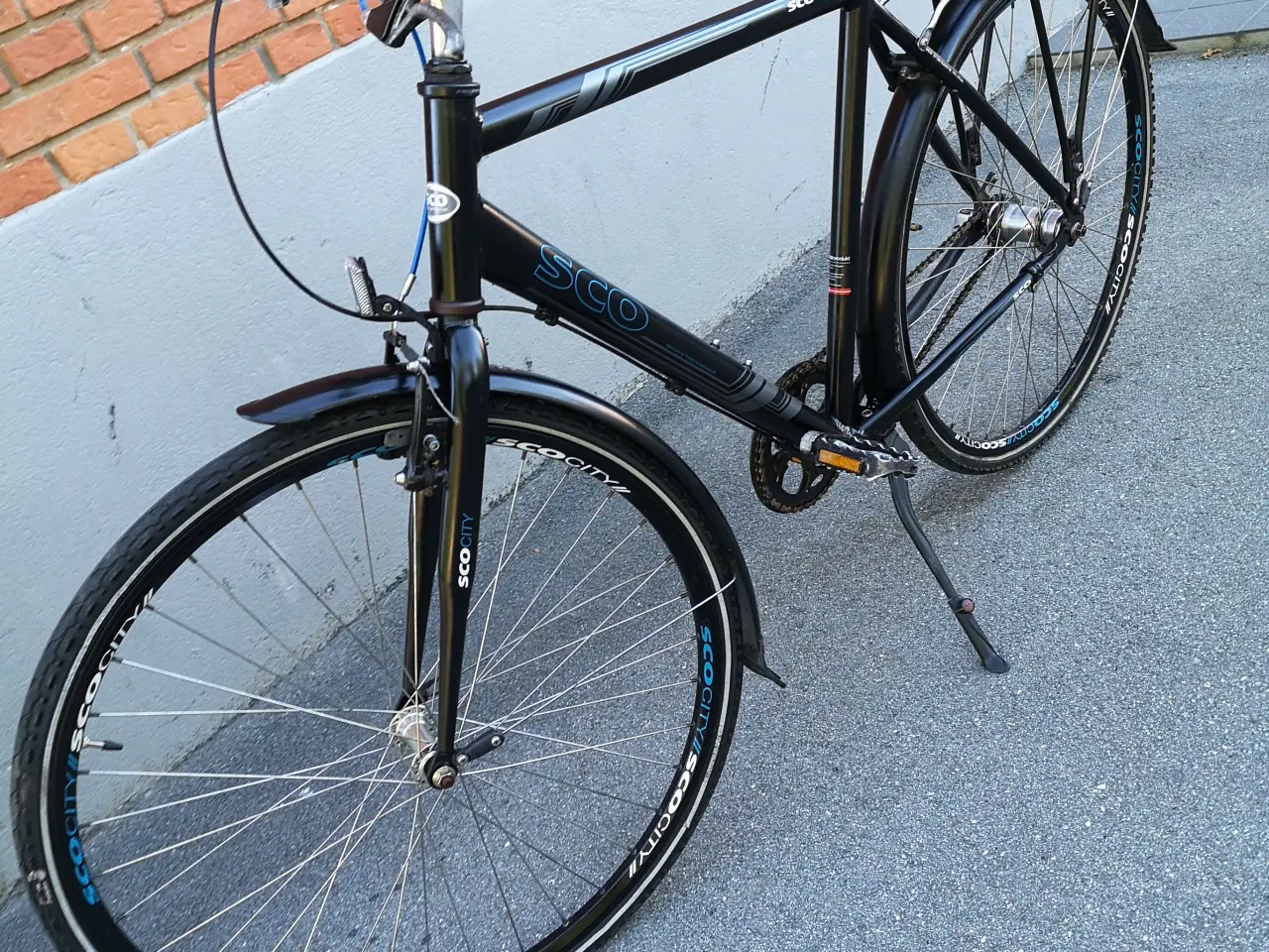 Billede 4 - SCO  CITY 28"  57 cm  sort Alluminum meget let cyk