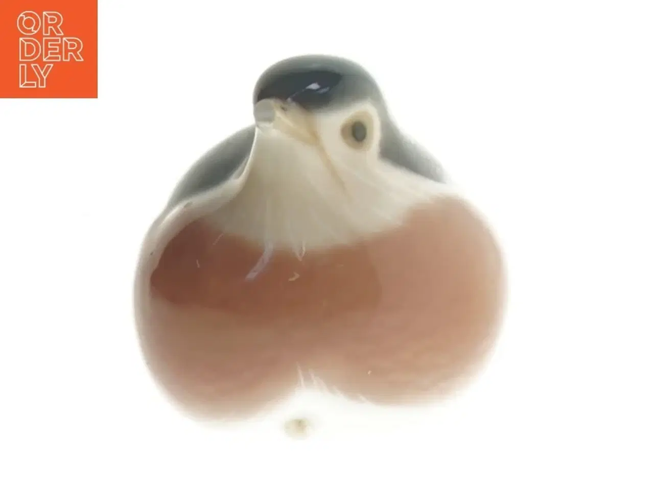 Billede 2 - Porcelænsfugl rødkælk  (str. 7 cm)