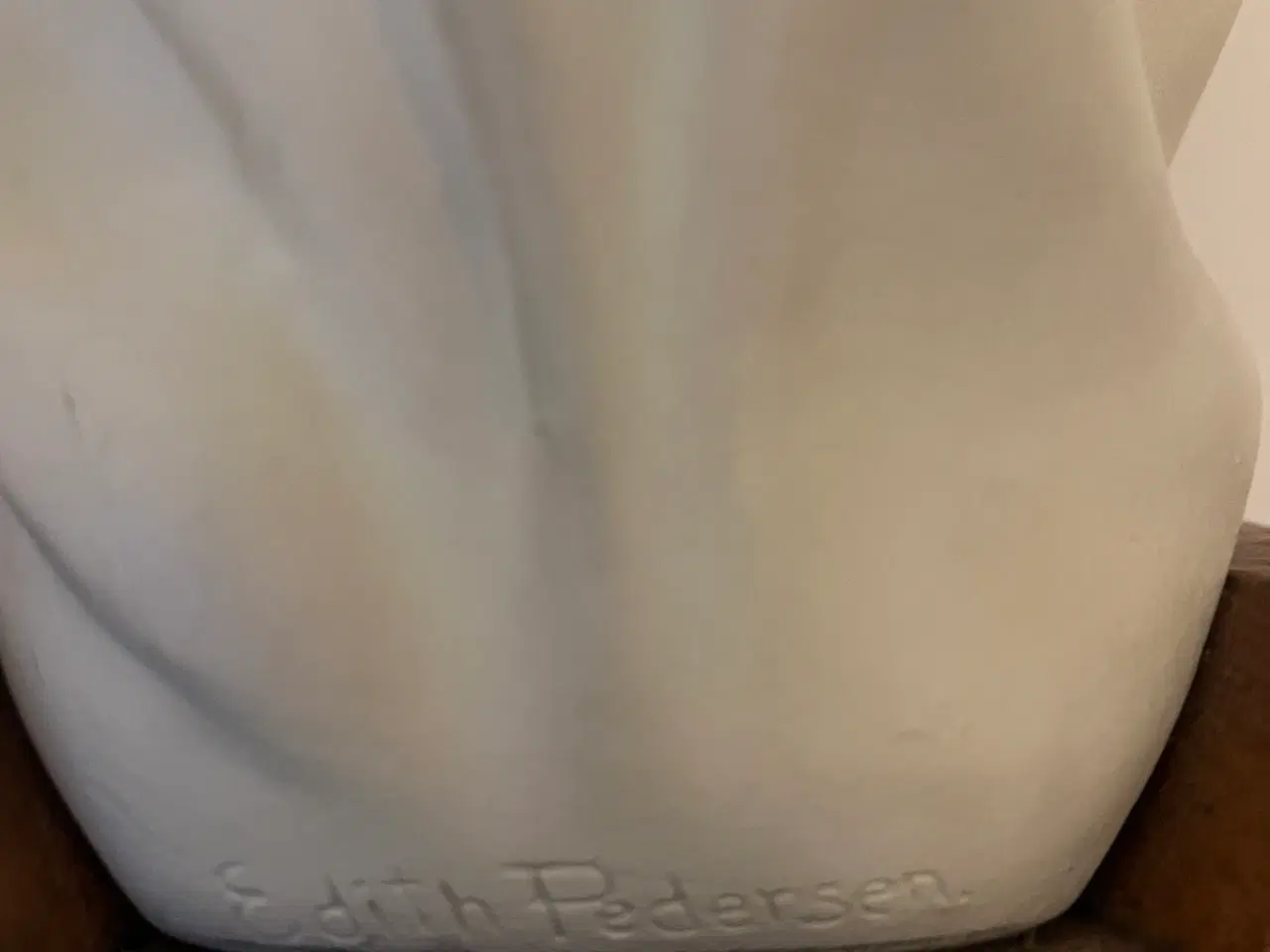 Billede 6 - Stor smuk Edith Pedersen buste fra 50’erne