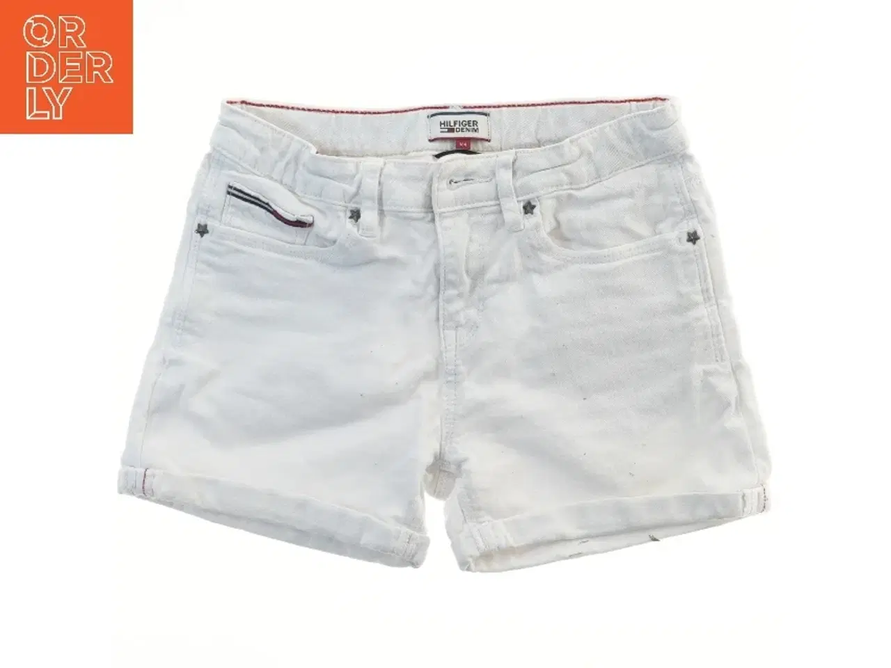 Billede 1 - Hvide denim shorts fra Tommy Hilfiger (str. 164)