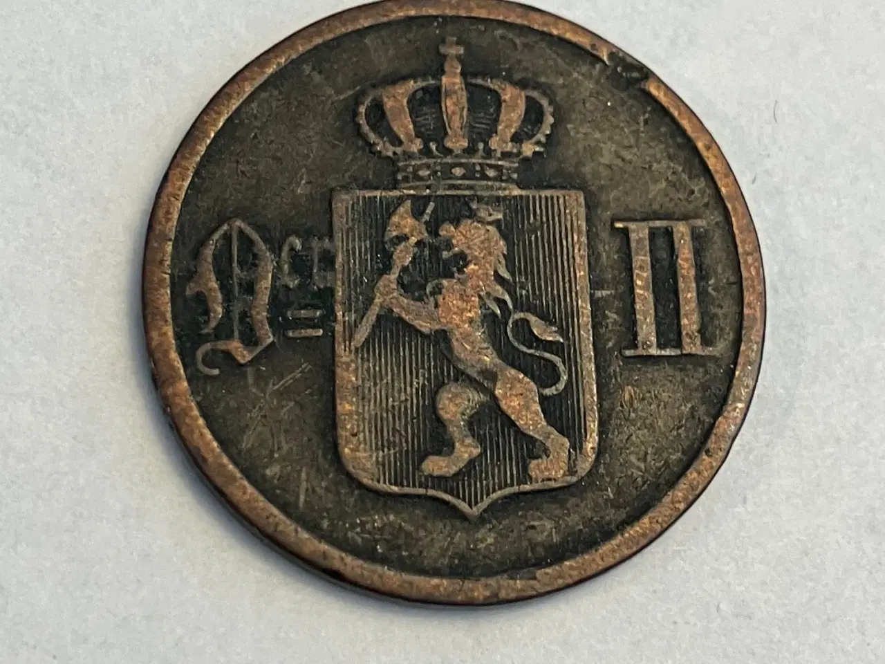 Billede 2 - 2 Øre 1893 Norge