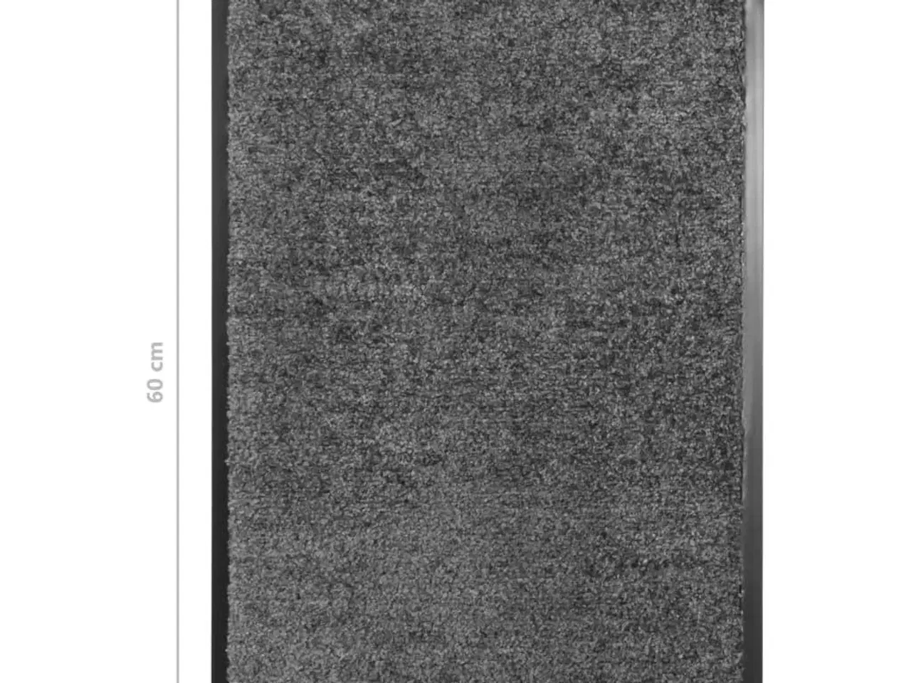 Billede 6 - Vaskbar dørmåtte 40x60 cm antracitgrå