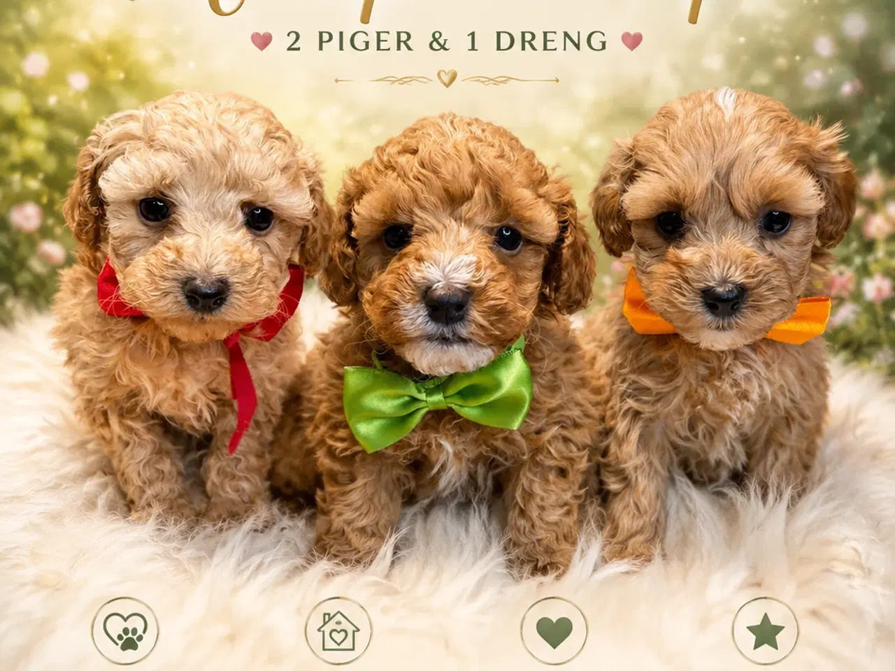 Billede 1 - 🐾✨ Skønne Maltipoo hvalpe klar juni !