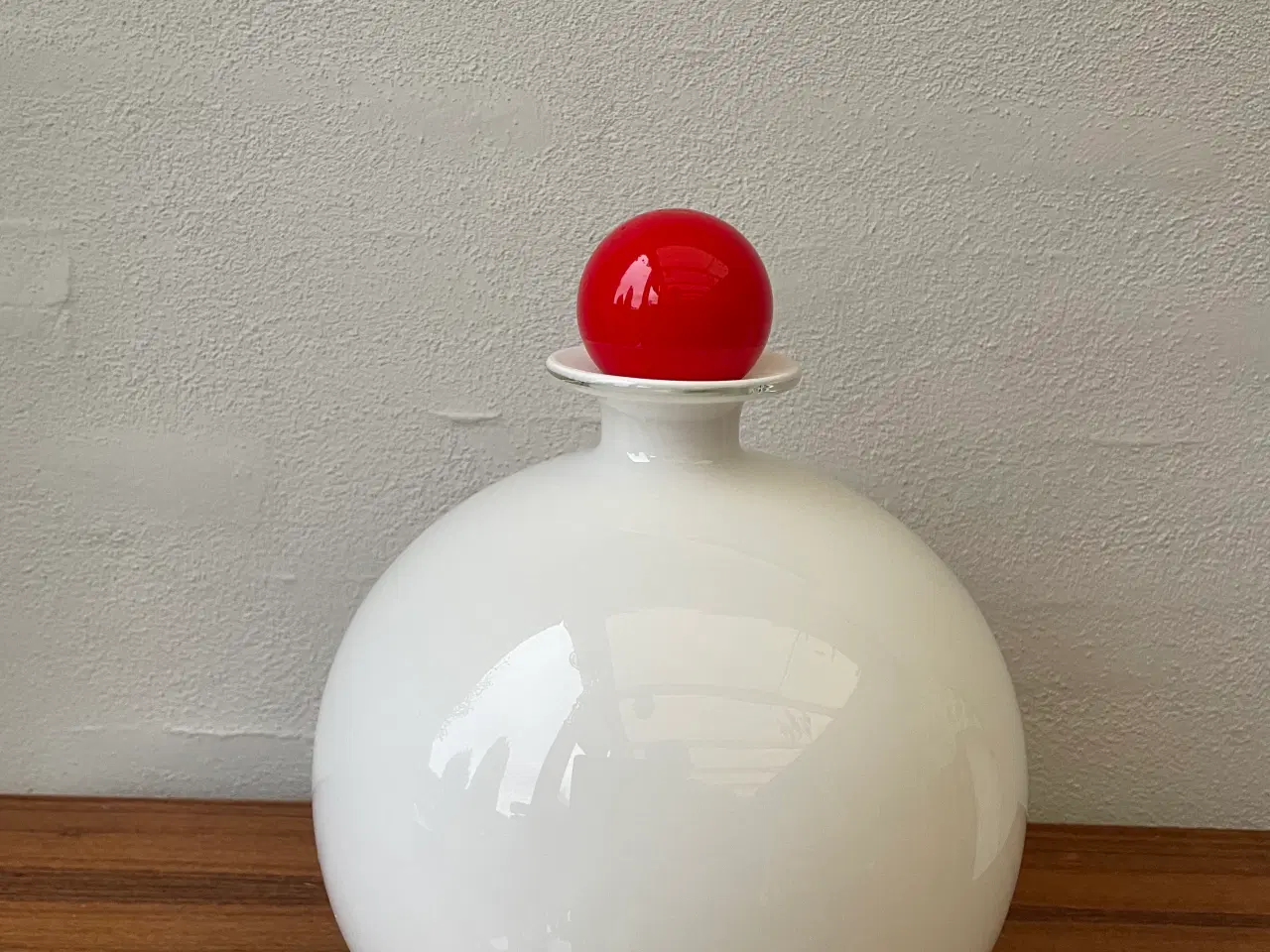 Billede 1 - Holmegaard vase fra Carnaby, dekorations kugle