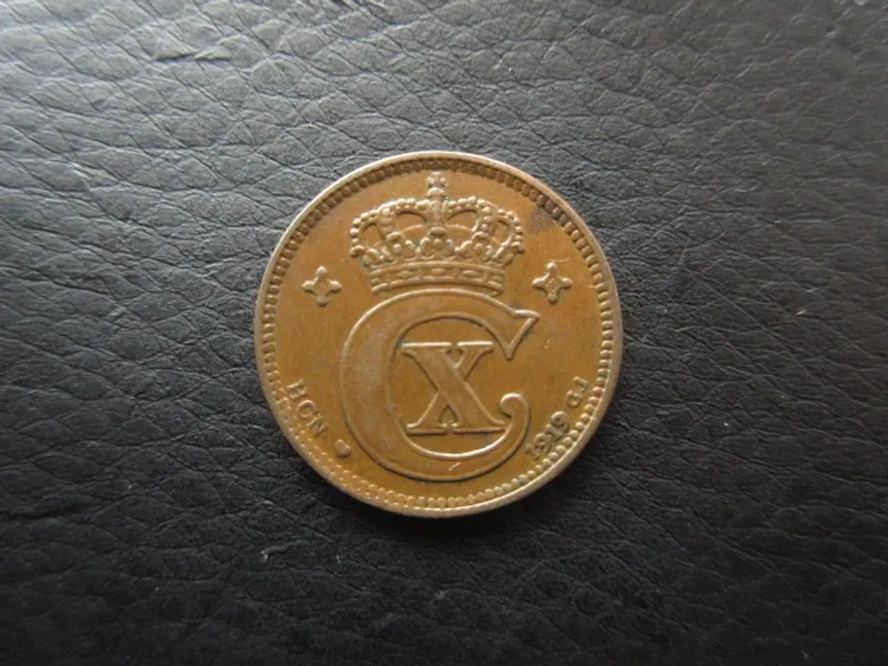 Billede 1 - 2 øre 1919 bronze kv. 1+