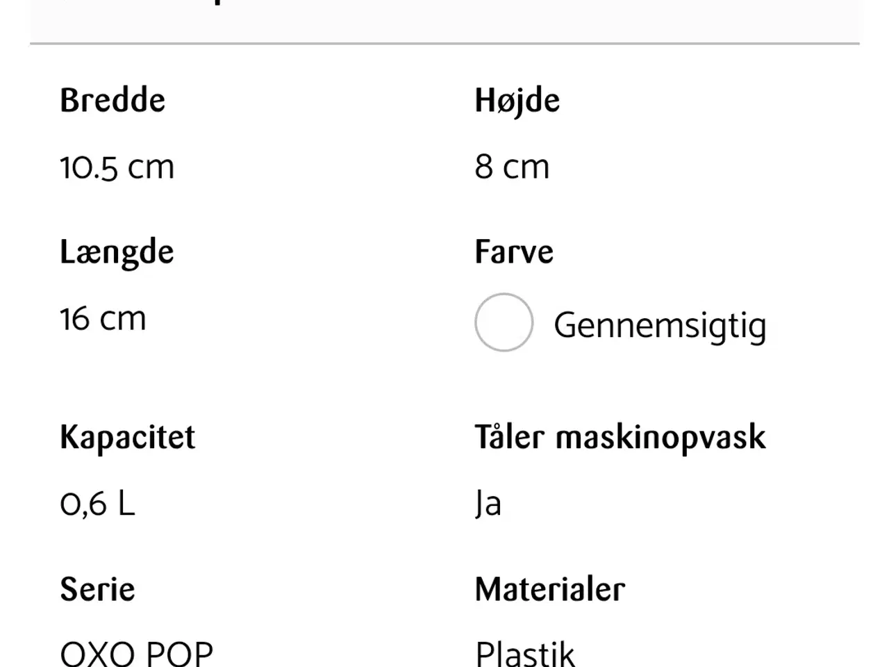 Billede 6 - Oxo opbevarings bokse 