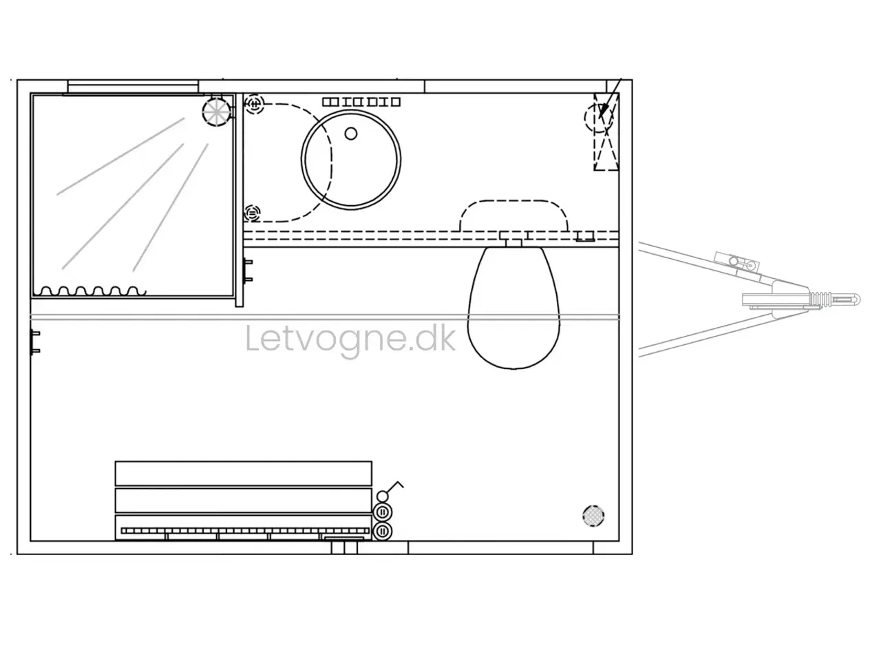 Billede 2 - Mobilt badeværelse m. kværntoilet - Scanvogn