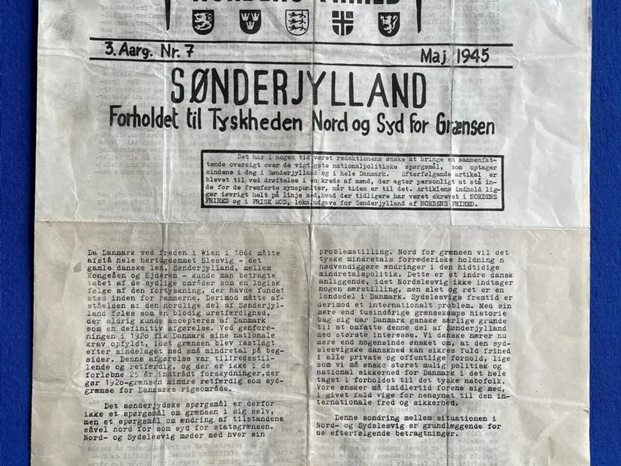 Billede 1 - Nordens Frihed - Sønderjylland Maj 1945