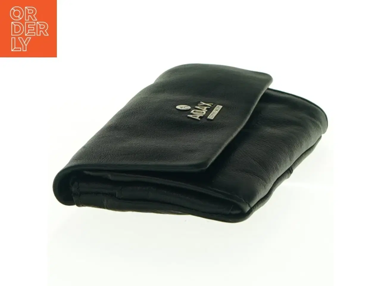 Billede 4 - Sort læderpung fra Adax (str. 17 x 10 cm)