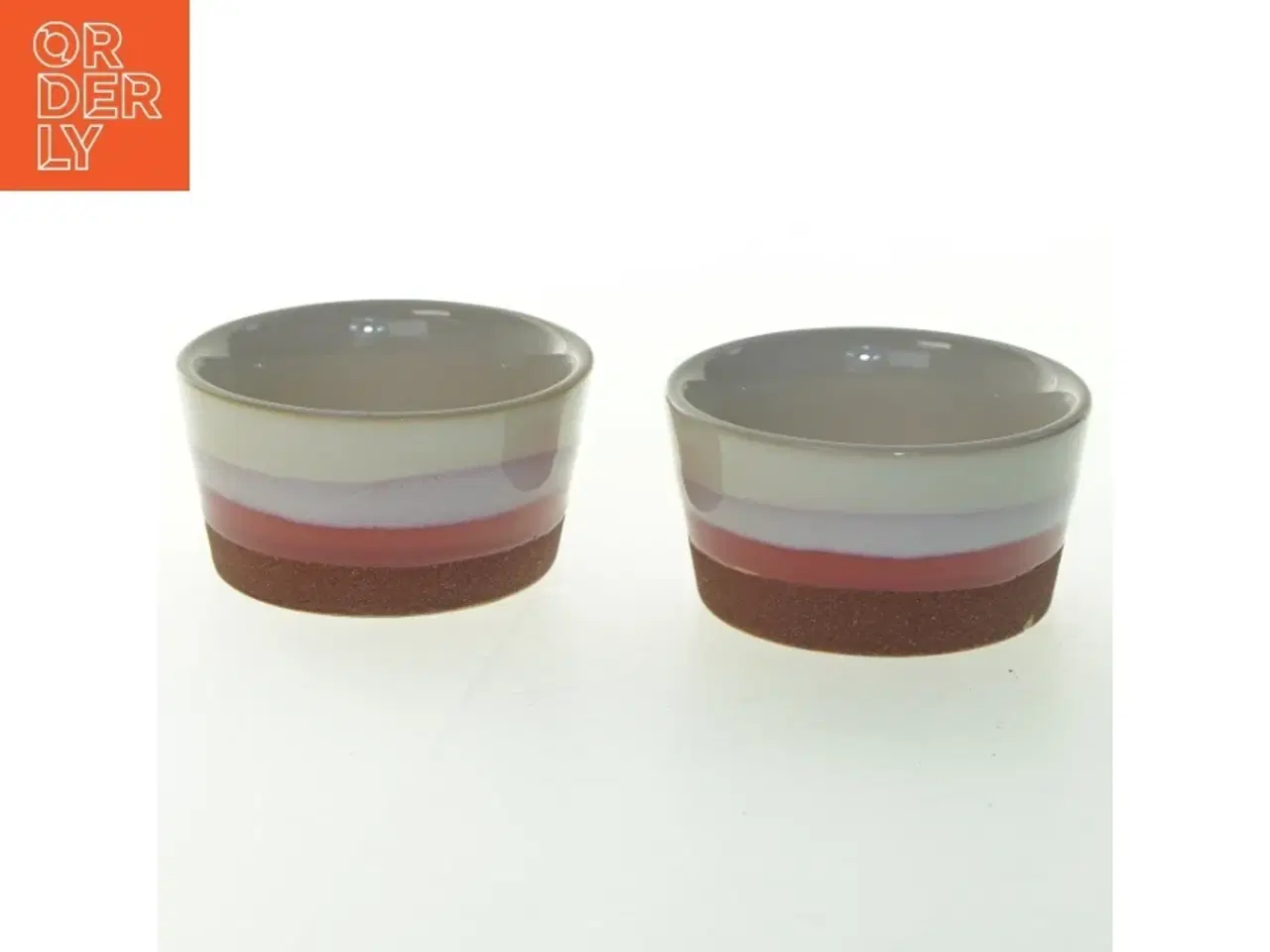 Billede 1 - Sæt af små keramiske skåle fra Flying Tiger (str. Ø 8 cm)