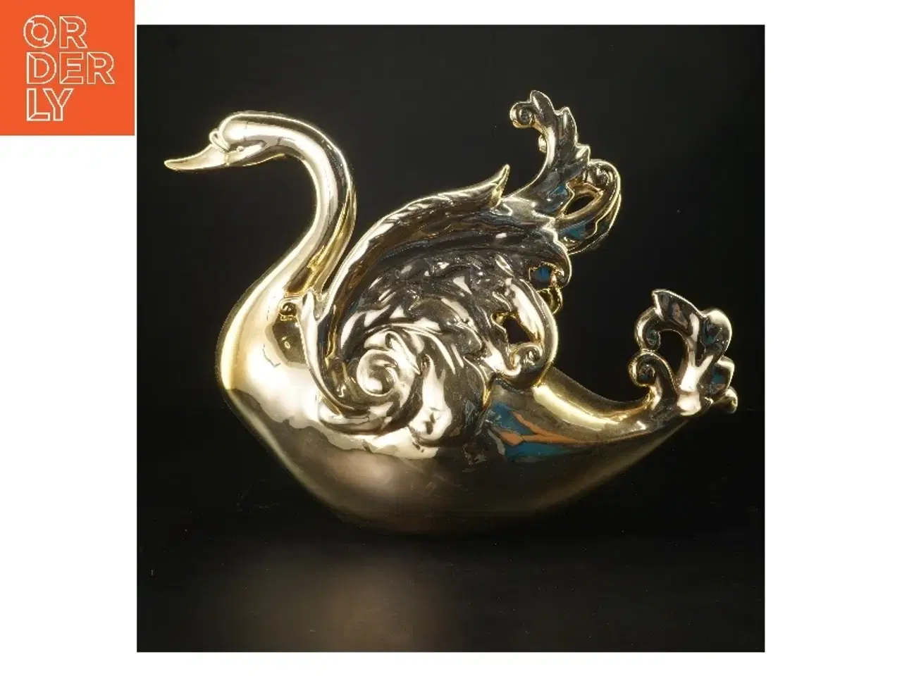 Billede 1 - Guld svane figur fra Adore (str. 40x30 cm)
