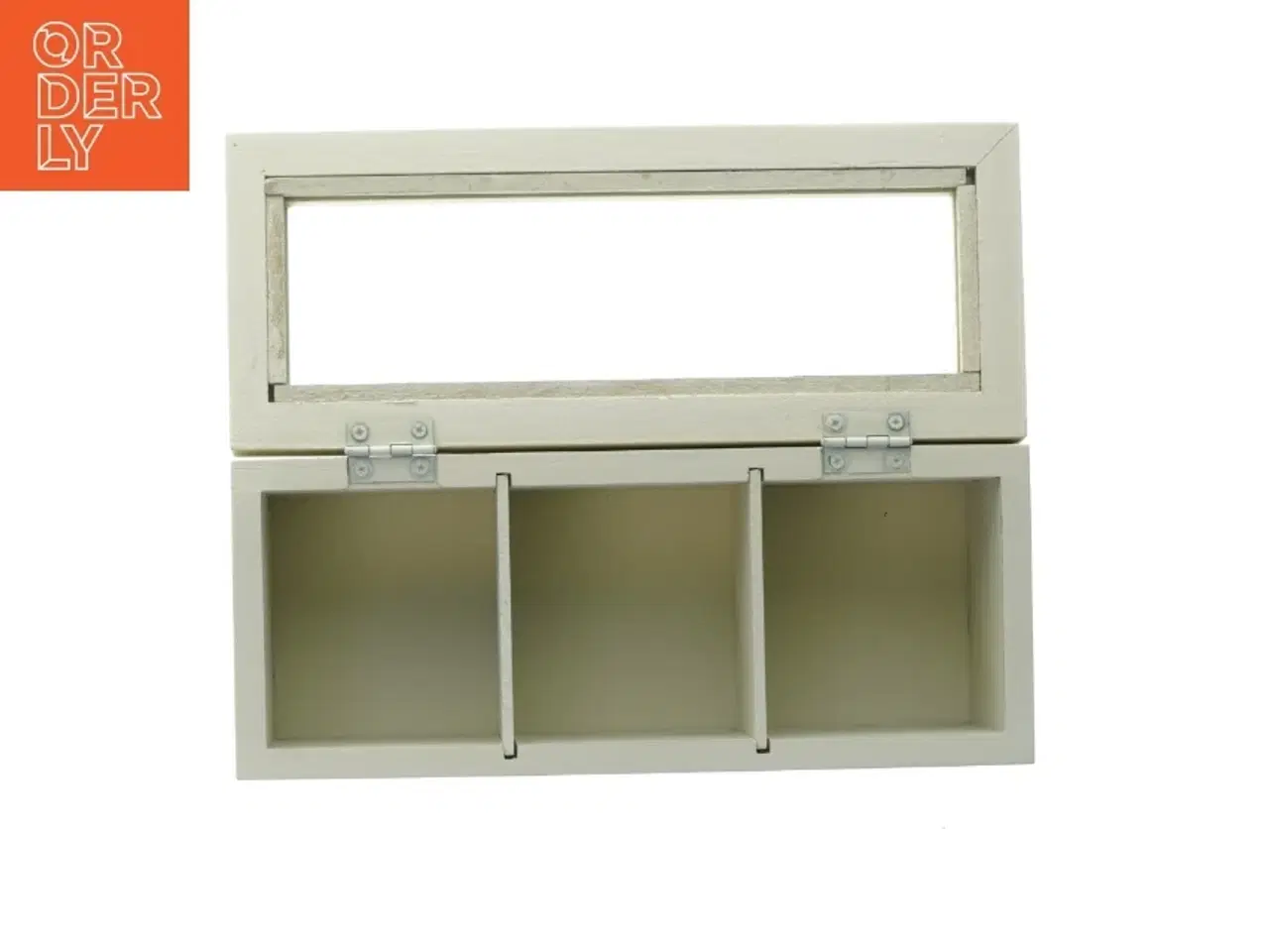 Billede 3 - Teholder i træ (str. 23x9,5 cm)
