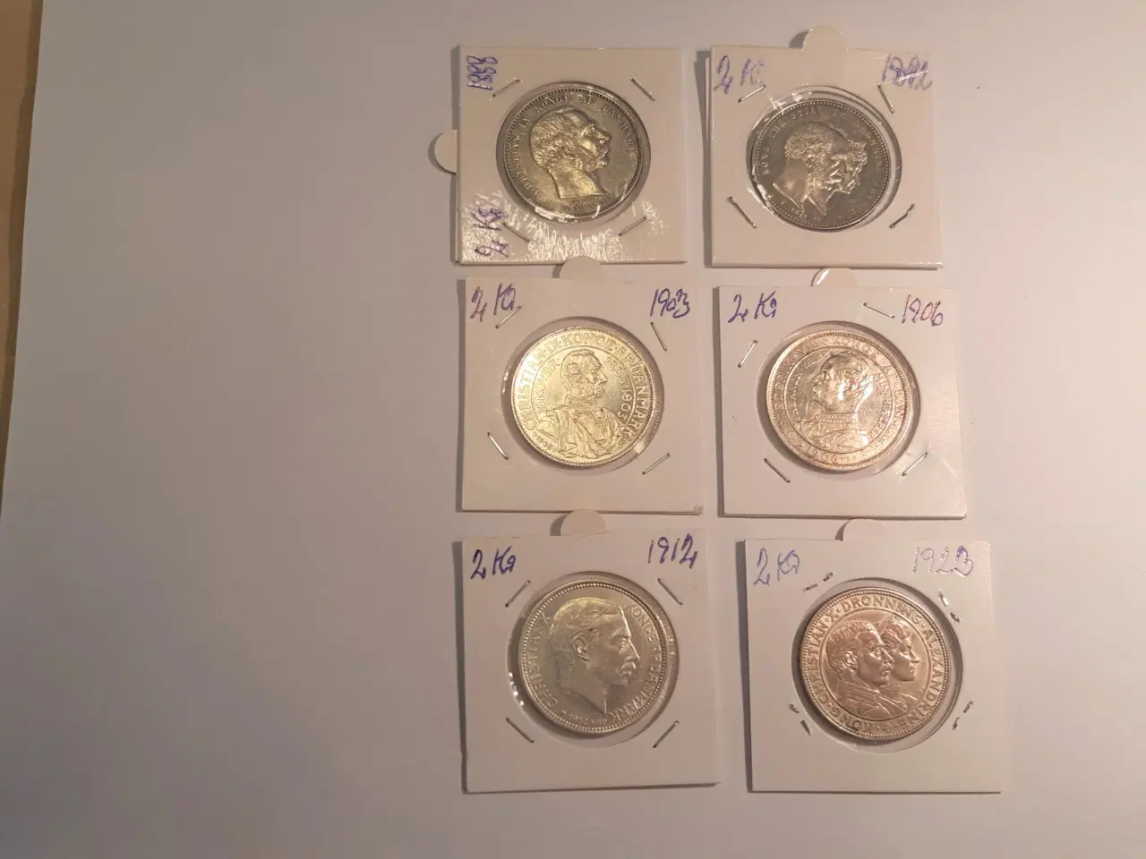 Billede 1 - Erindringsmønter fra 1888 til 1986