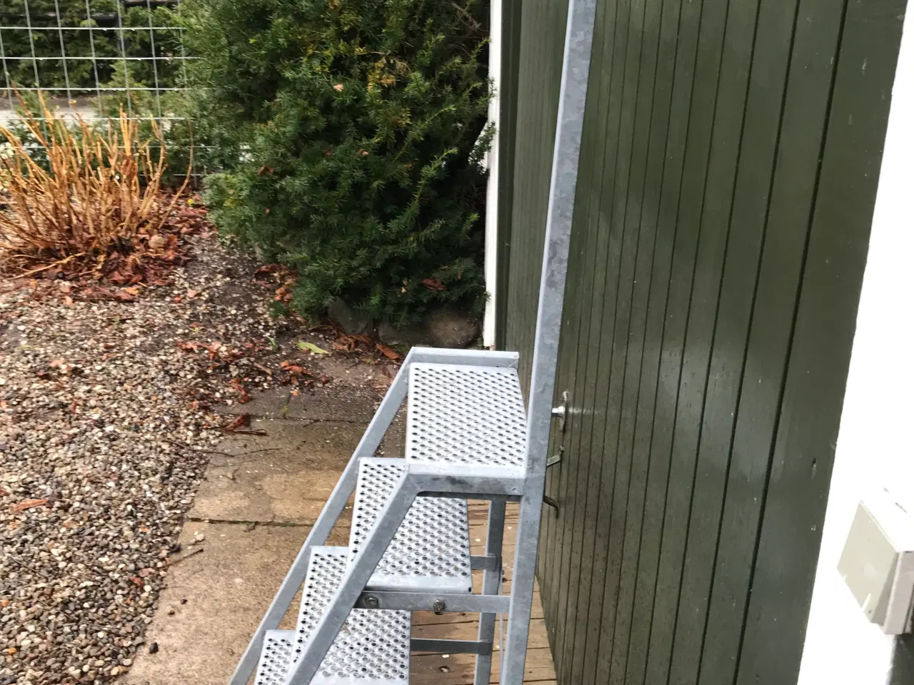 Billede 1 - Stige 4 trin Galvaniseret