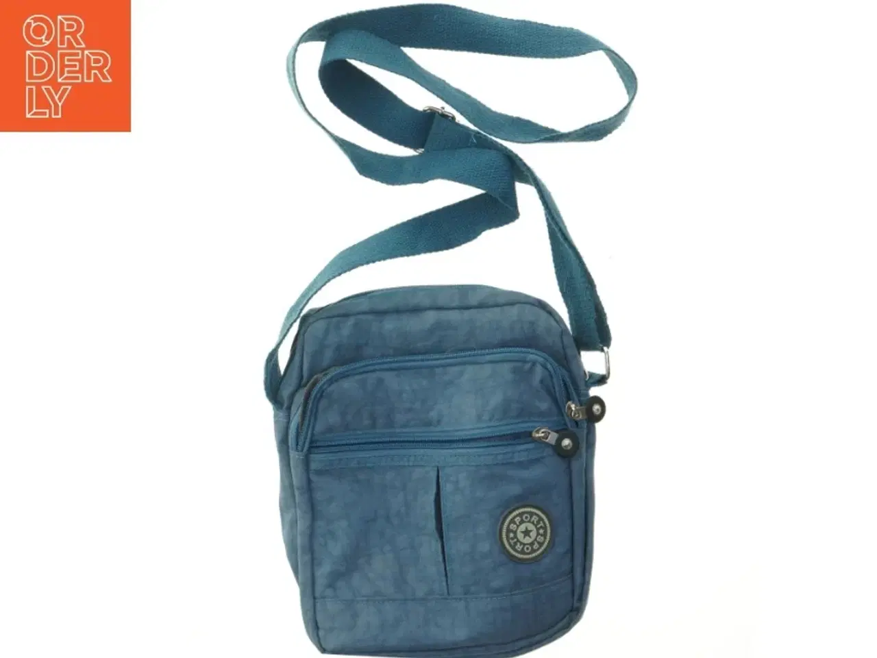 Billede 1 - Blå skuldertaske fra Sport (str. 27x22 cm)