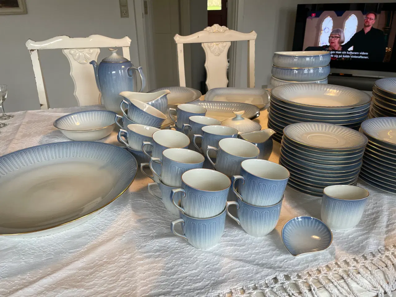 Billede 4 - Bing & Grøndahl Ballerina spise og kaffestel