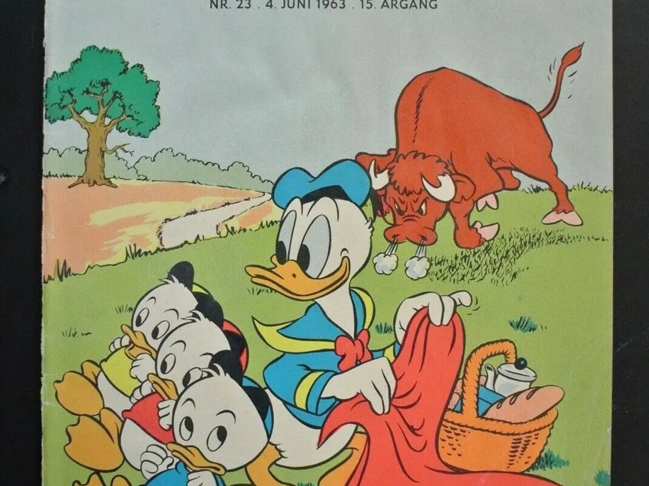 Billede 1 - anders and og co. nr. 23 1963, Tegneserie