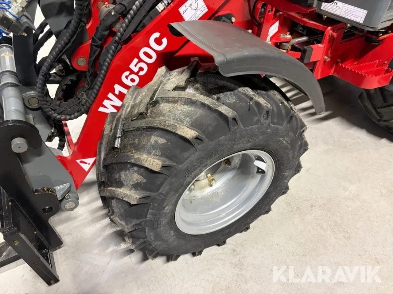 Billede 12 - Minilæsser Bernards W1650C med skovl og gafler