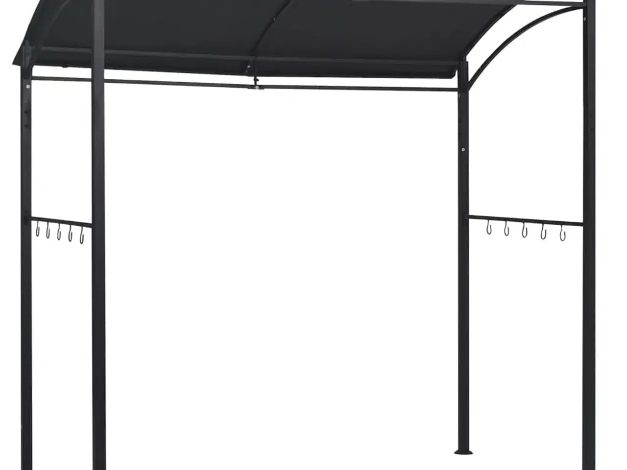 Billede 2 - Grillpavillon 215x150x220 cm stål antracitgrå