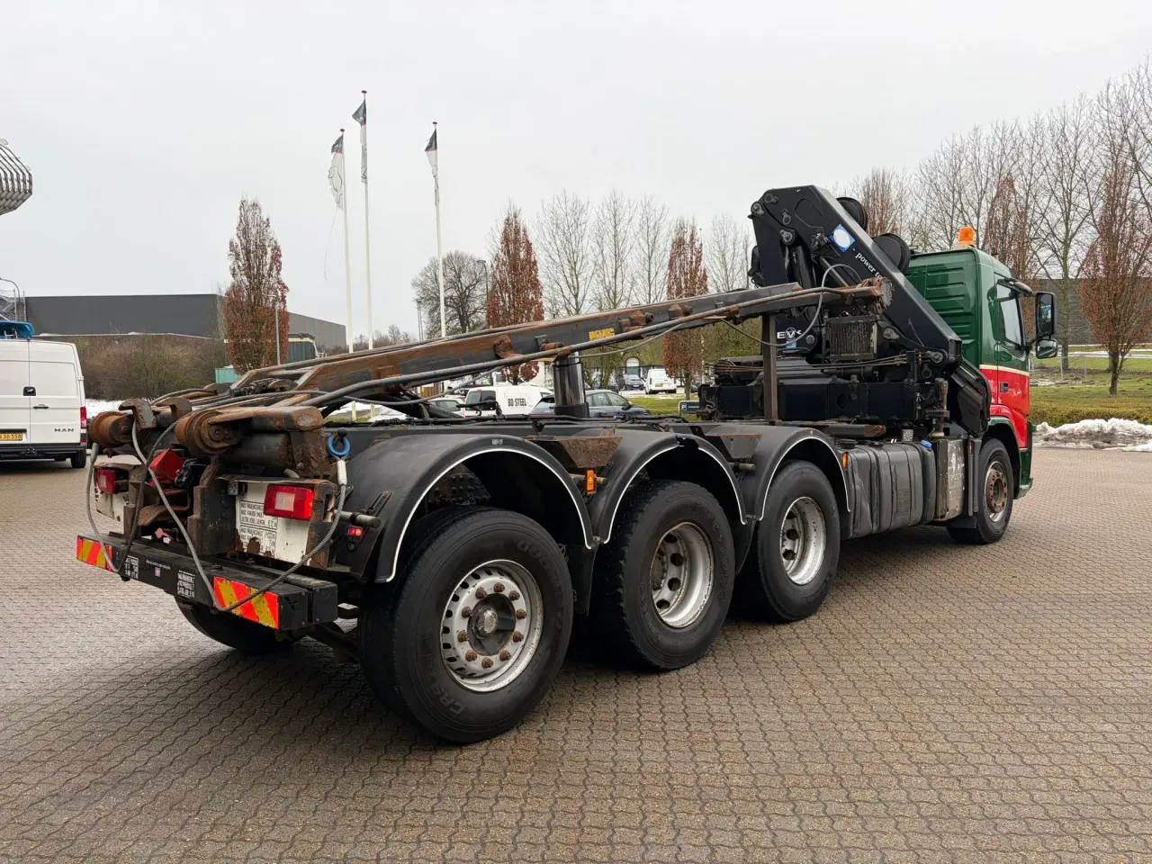 Billede 3 - Volvo FM500 8X4, Hejs-kran