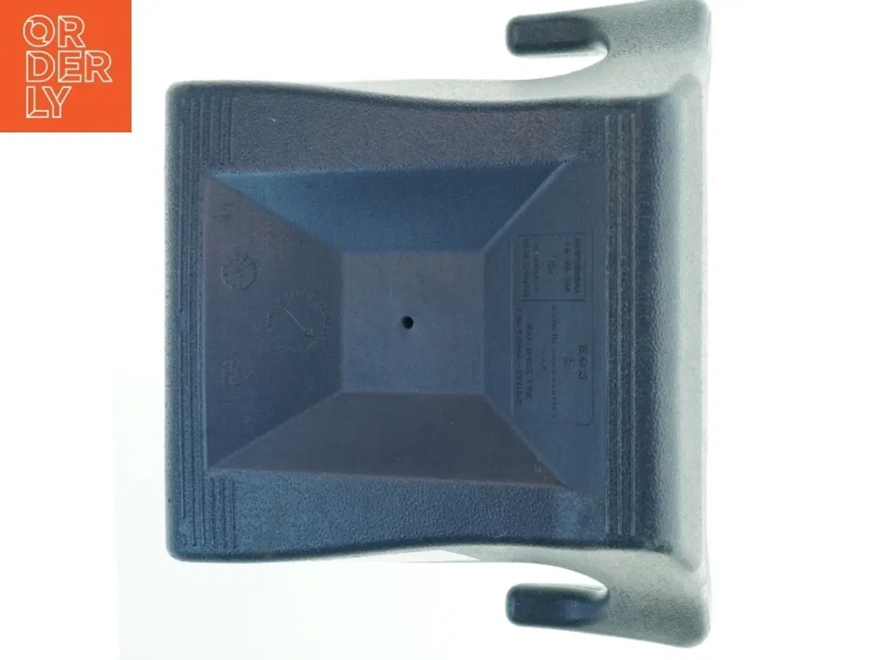 Billede 4 - Blåt booster seat med slidt polstring (str. 33x38 cm)