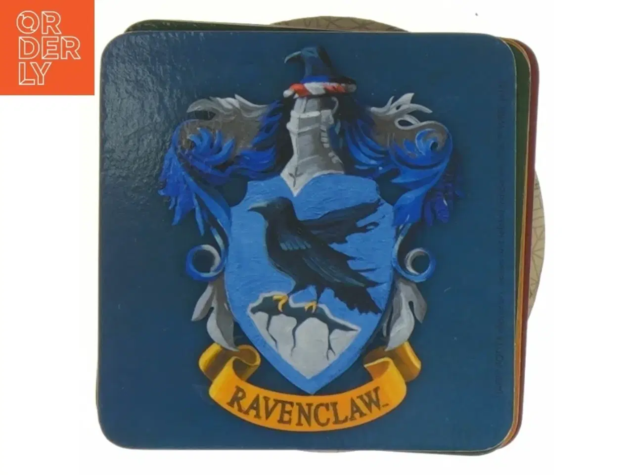 Billede 1 - Bordskånere med husfarver og våbenskjold fra Harry Potter (str. 9,5 cm)