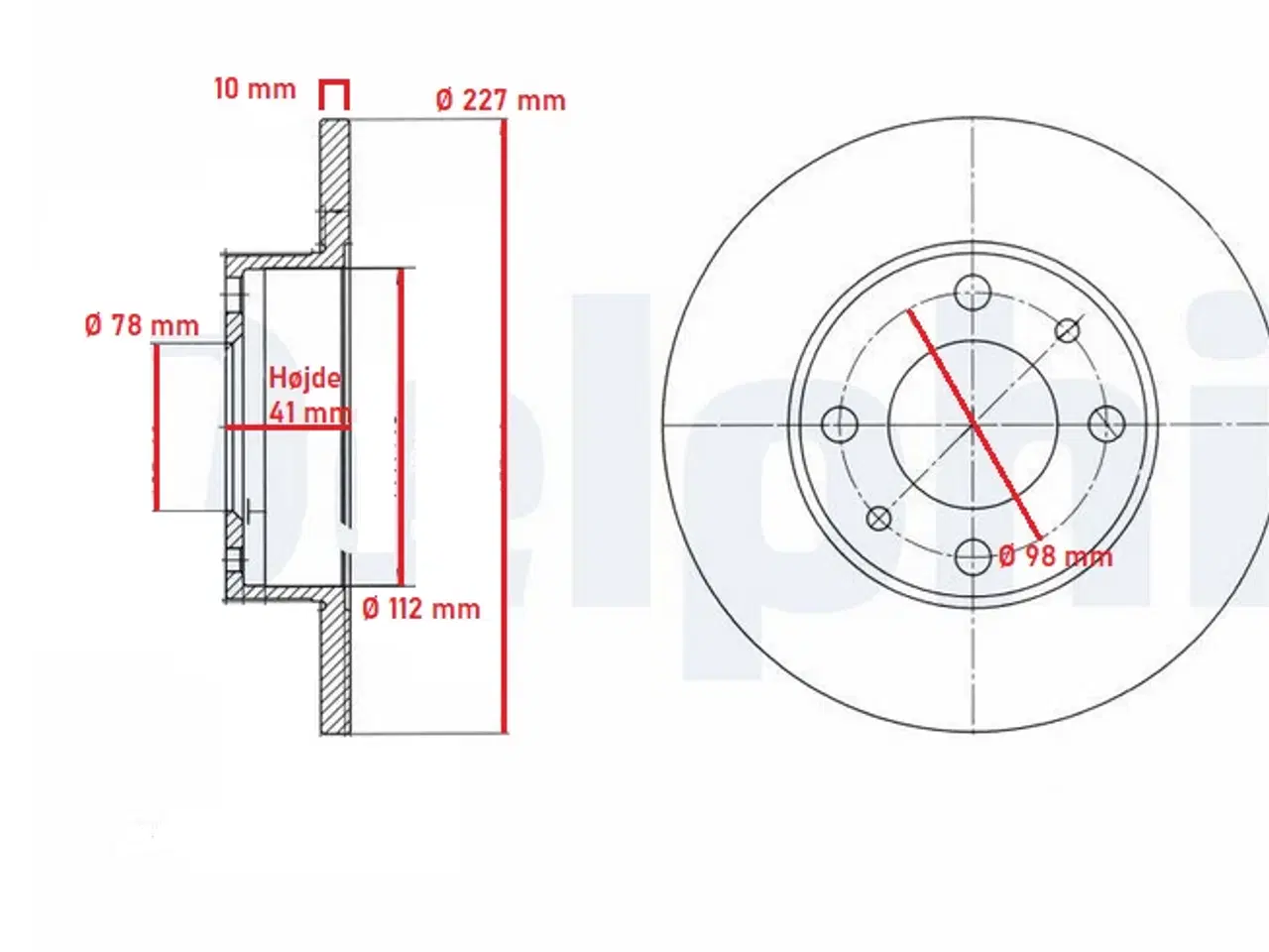 Billede 8 - Bremseskiver Fiat 850