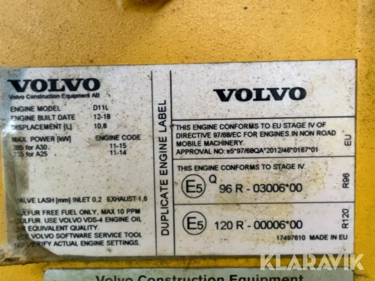 Billede 7 - Dumper Volvo A30G 17,3 m3 lad