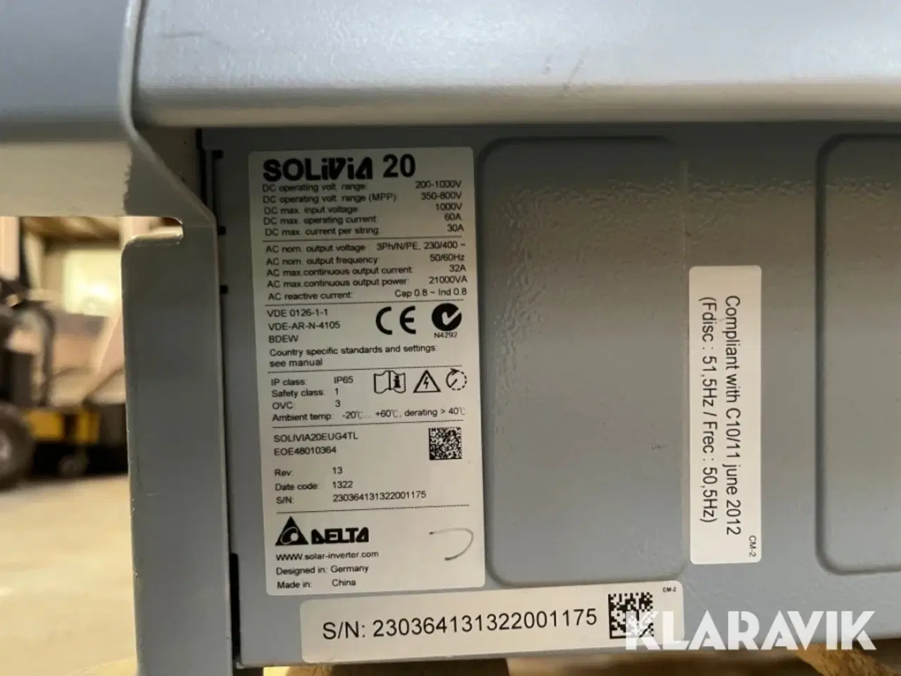 Billede 11 - Inverter Delta Solivia 20TL
