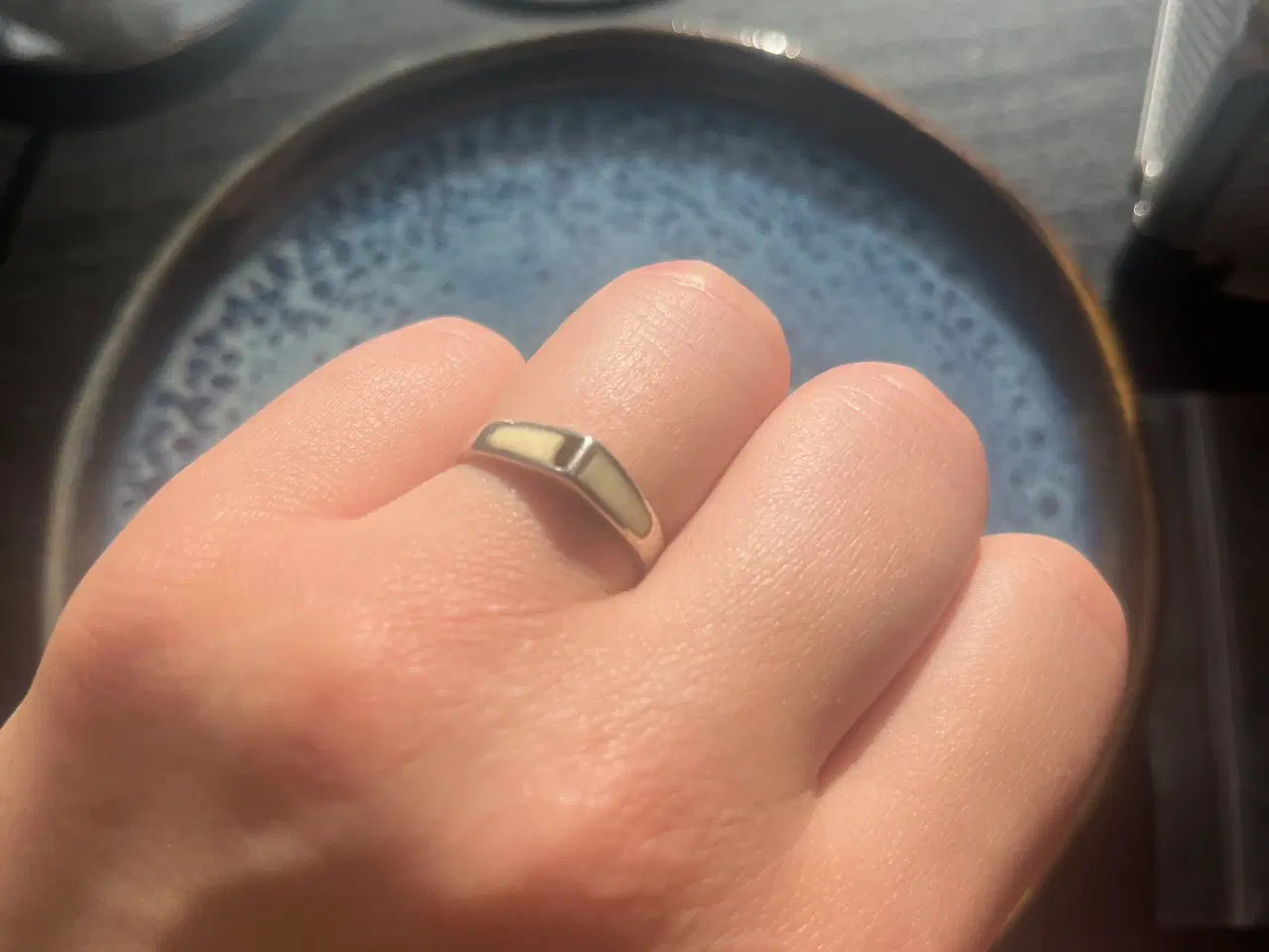 Billede 6 - 925 Sterling Sølv Ring med design