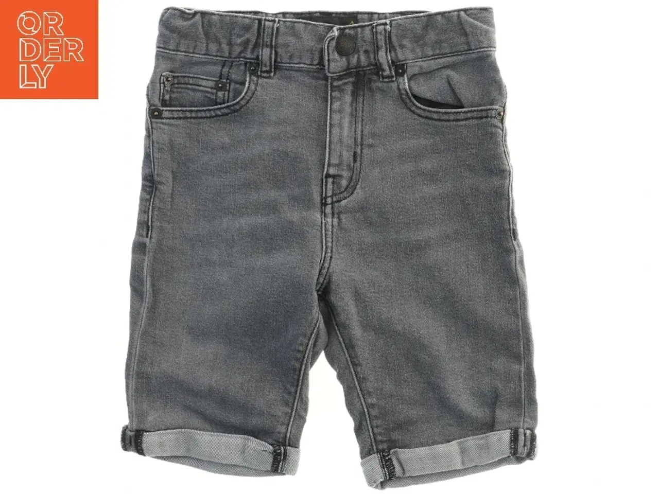 Billede 1 - Grå denim shorts til børn (str. 122)