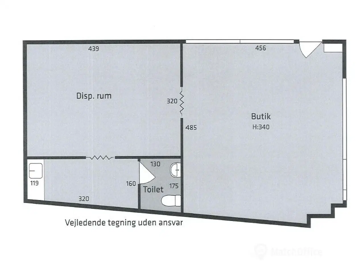 Billede 12 - Flot og synligt erhvervslejemål