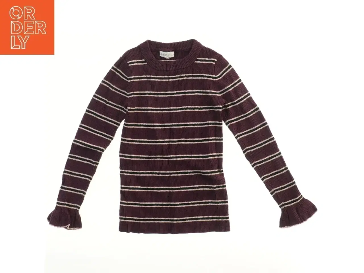 Billede 1 - Strikket bluse med striber fra Pomp de Lux (str. 134)